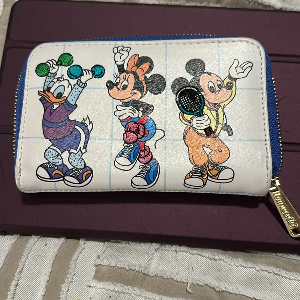 Loungefly Disney Character Zip Wallet